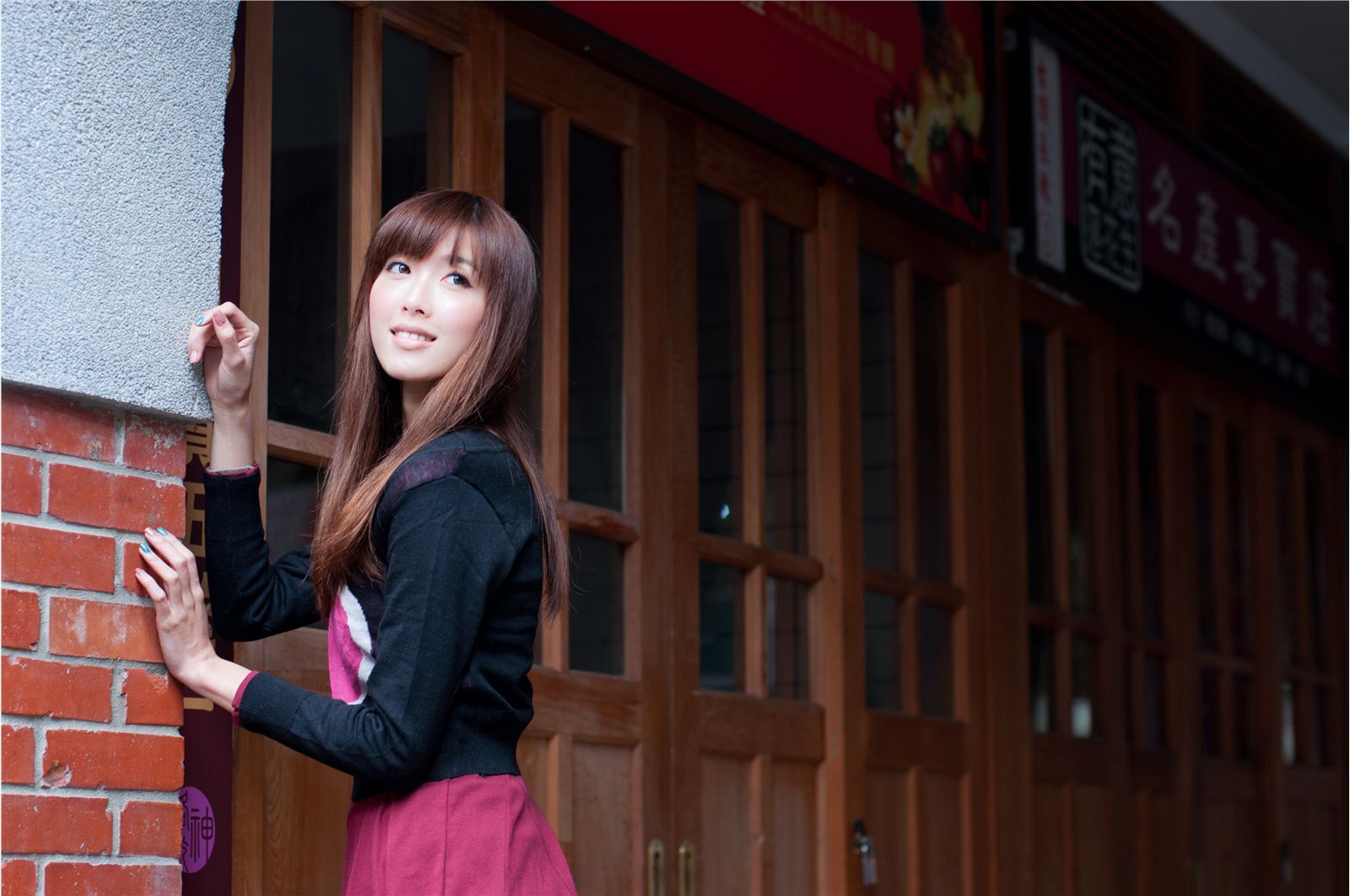 台湾清纯美女 Kila晶晶 高清街拍写真